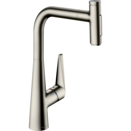Talis Select S Higharc Kitchen Faucet, 2-Spray Pull-Out, 1.75 Gpm In Steel Optic